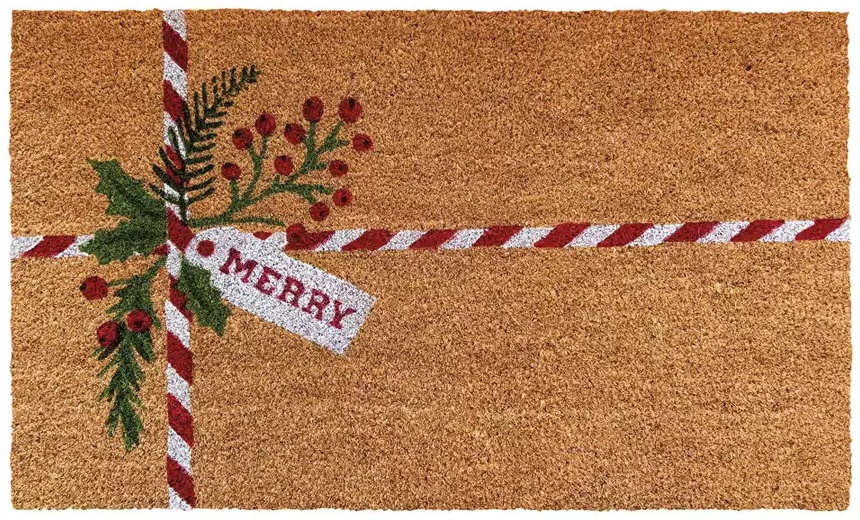 Merry Moments Coir Mat - Present