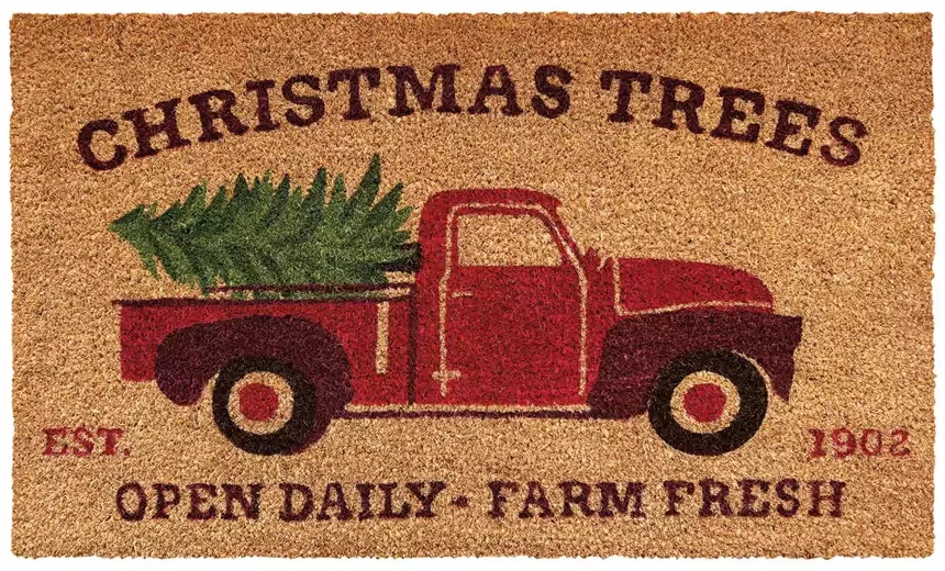 Merry Moments Coir Mat - Truck