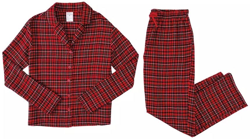 Serra Flannel Pajama - Red