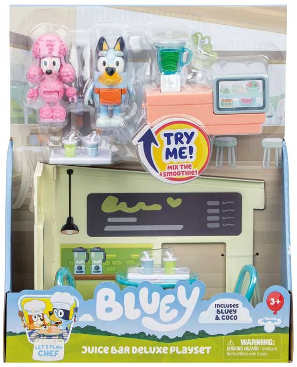 Bluey Juice Bar Deluxe Playset - 
