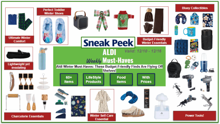 Your Visual Guide to This Week’s Aldi Must-Haves: Unveiling the Best Deals with Pictures and Prices