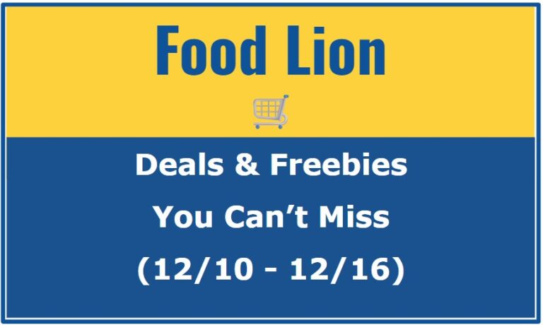 Food Lion Deals & Freebies You Can’t Miss (12/10 – 12/16)