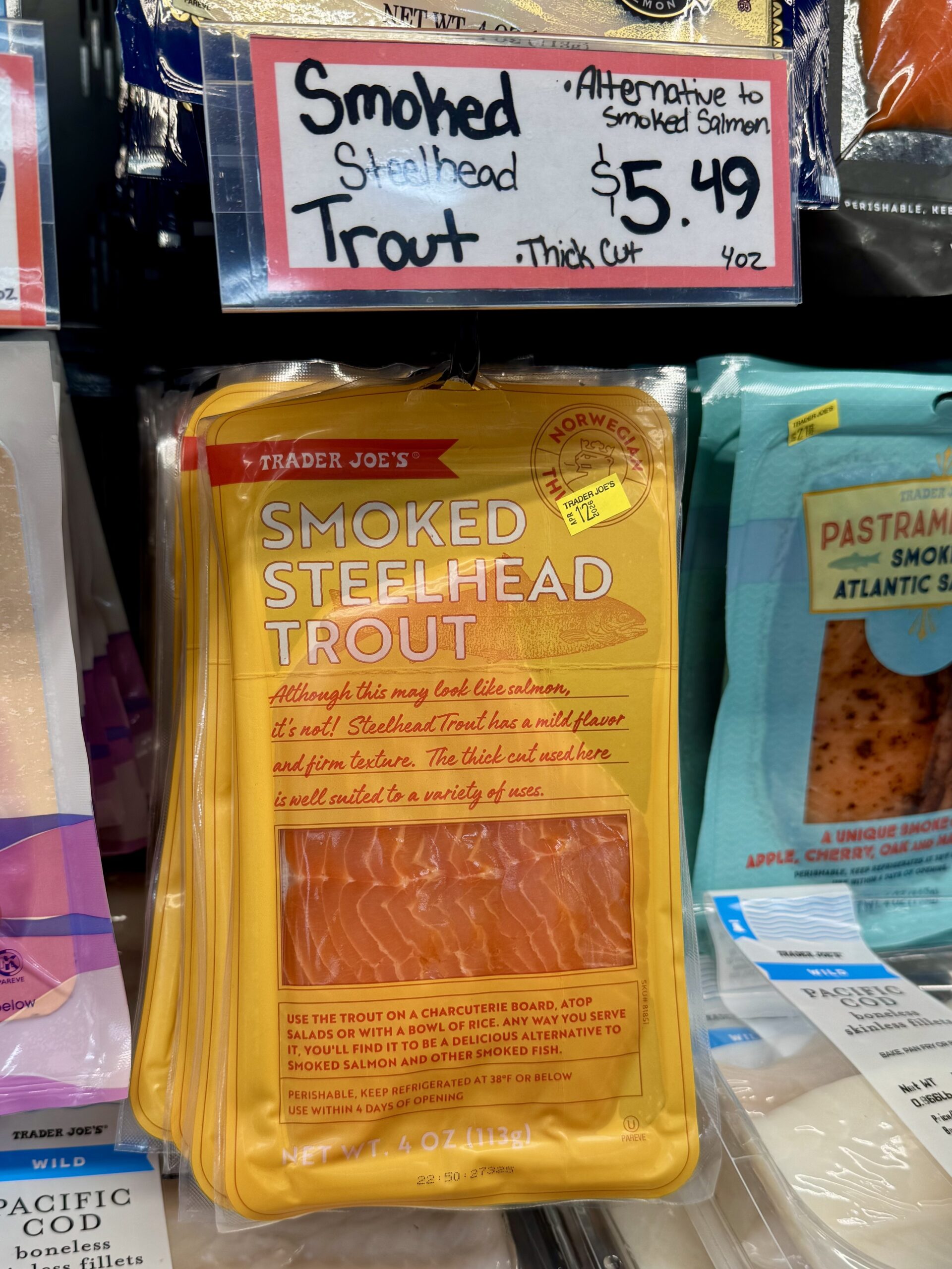 Smoked Steelhead Trout - in store