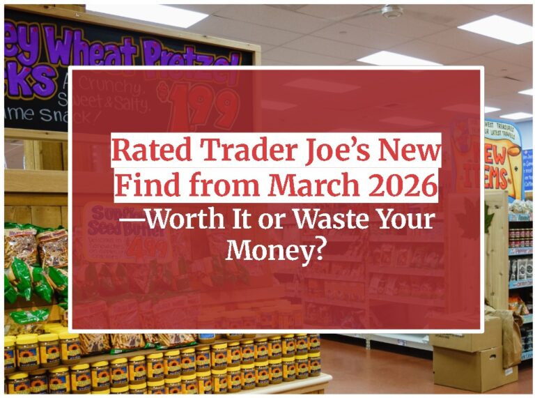 Rated Trader Joe’s New Find from March 2026—Worth It or Waste Your Money?