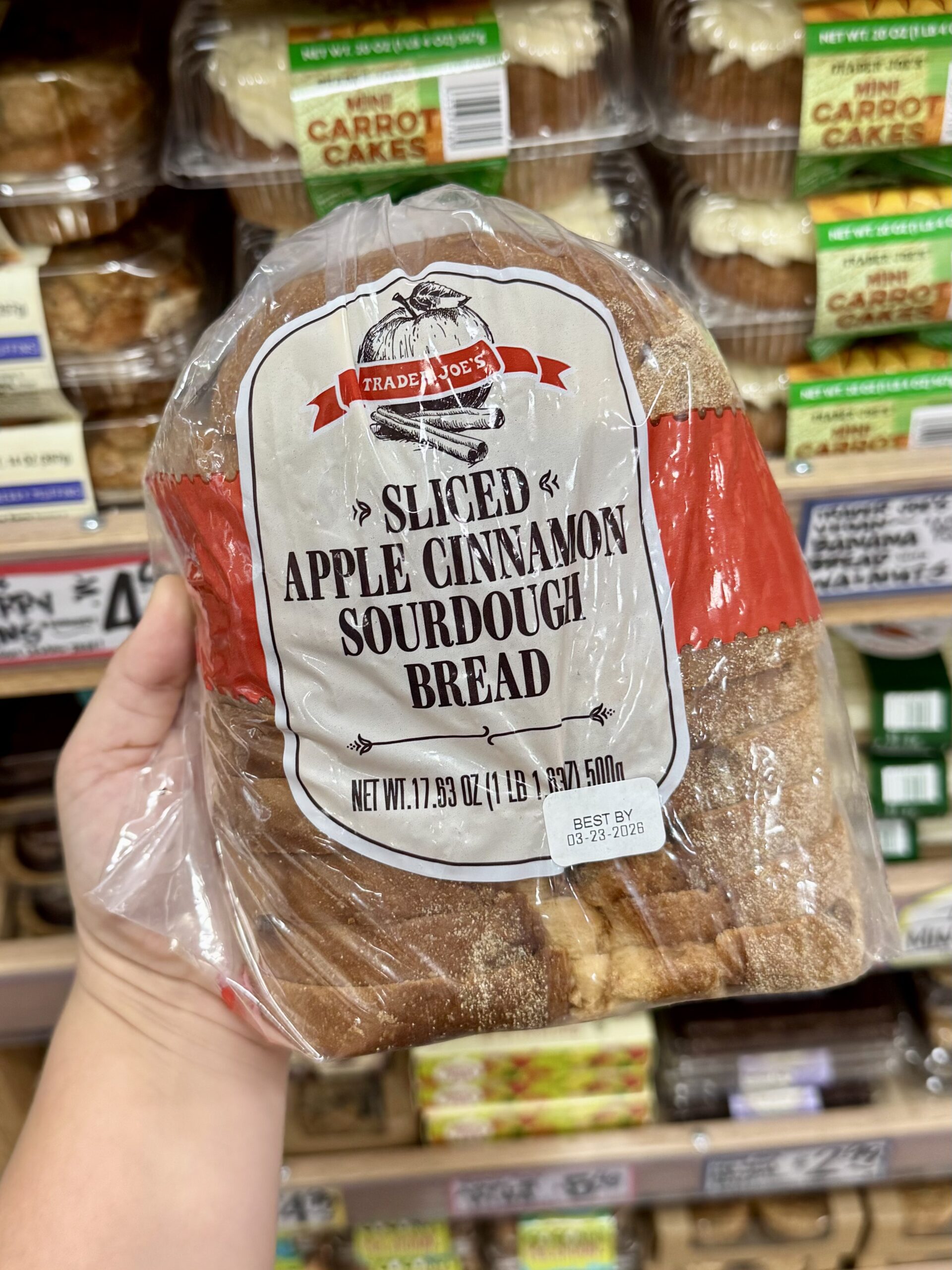 Sliced Apple Cinnamon Sourdough Bread - in store