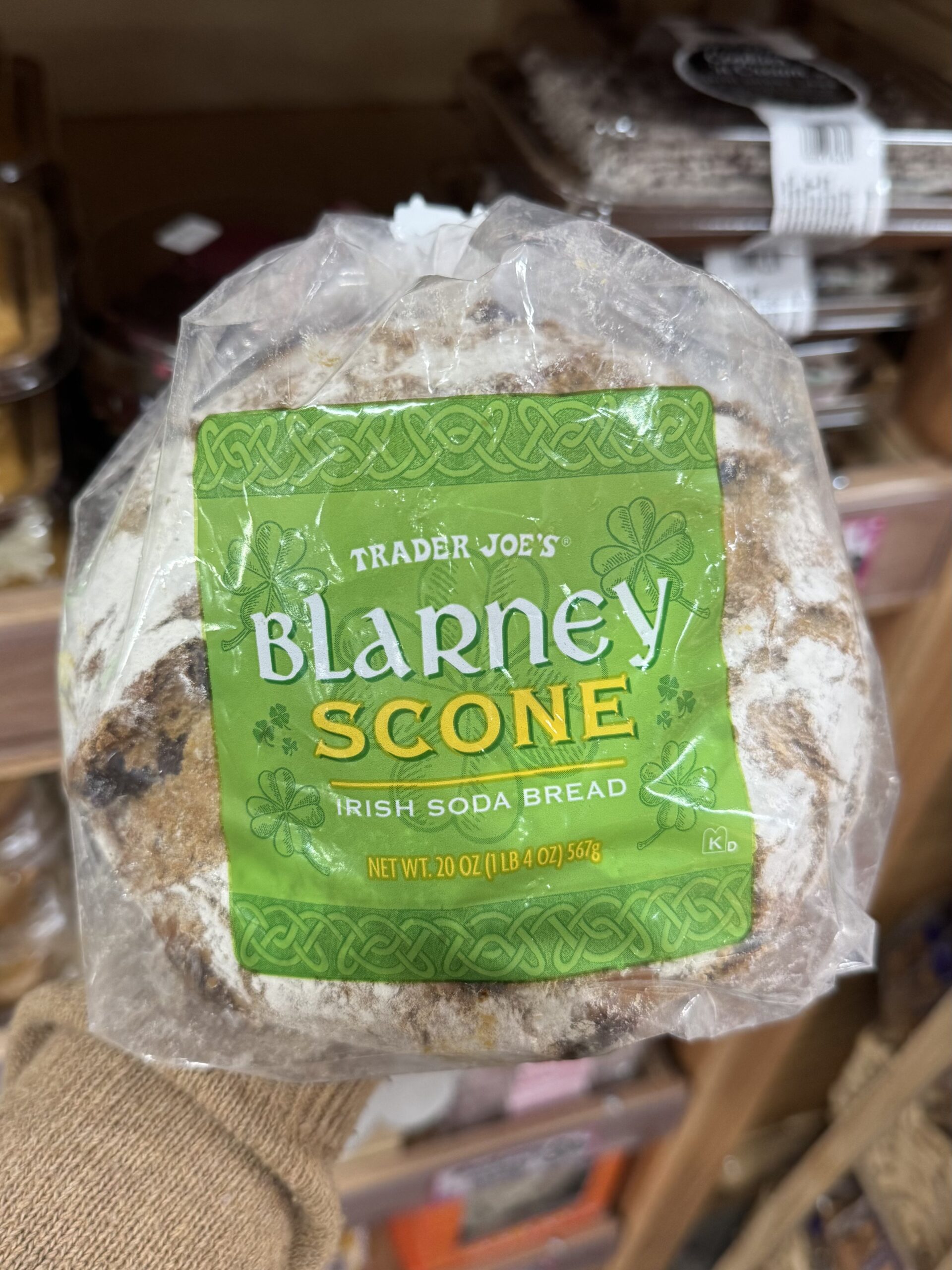 Trader Joe's Blarney Scone Irish Soda Bread - in store