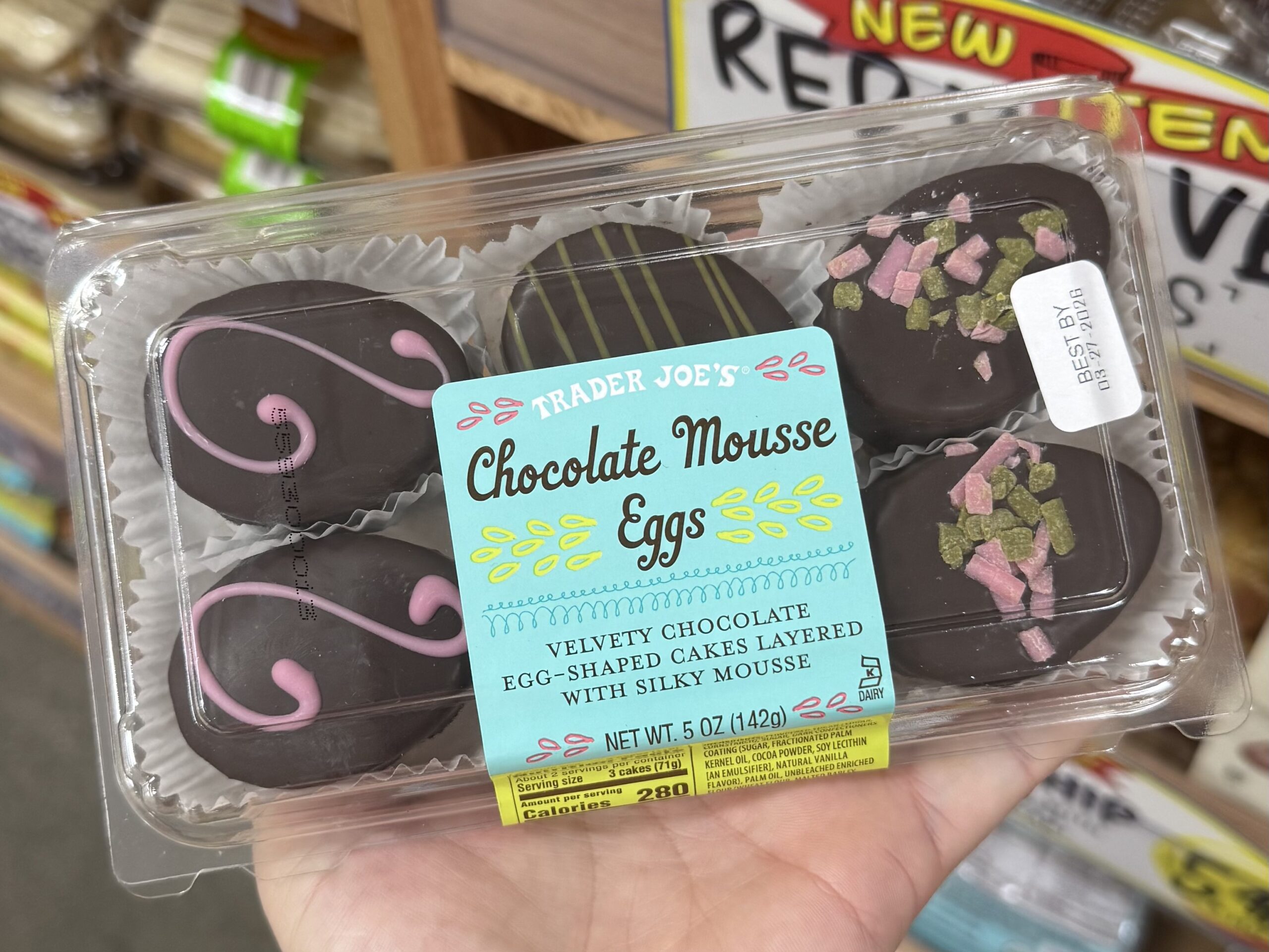 Mini Chocolate Mousse Presents - in store