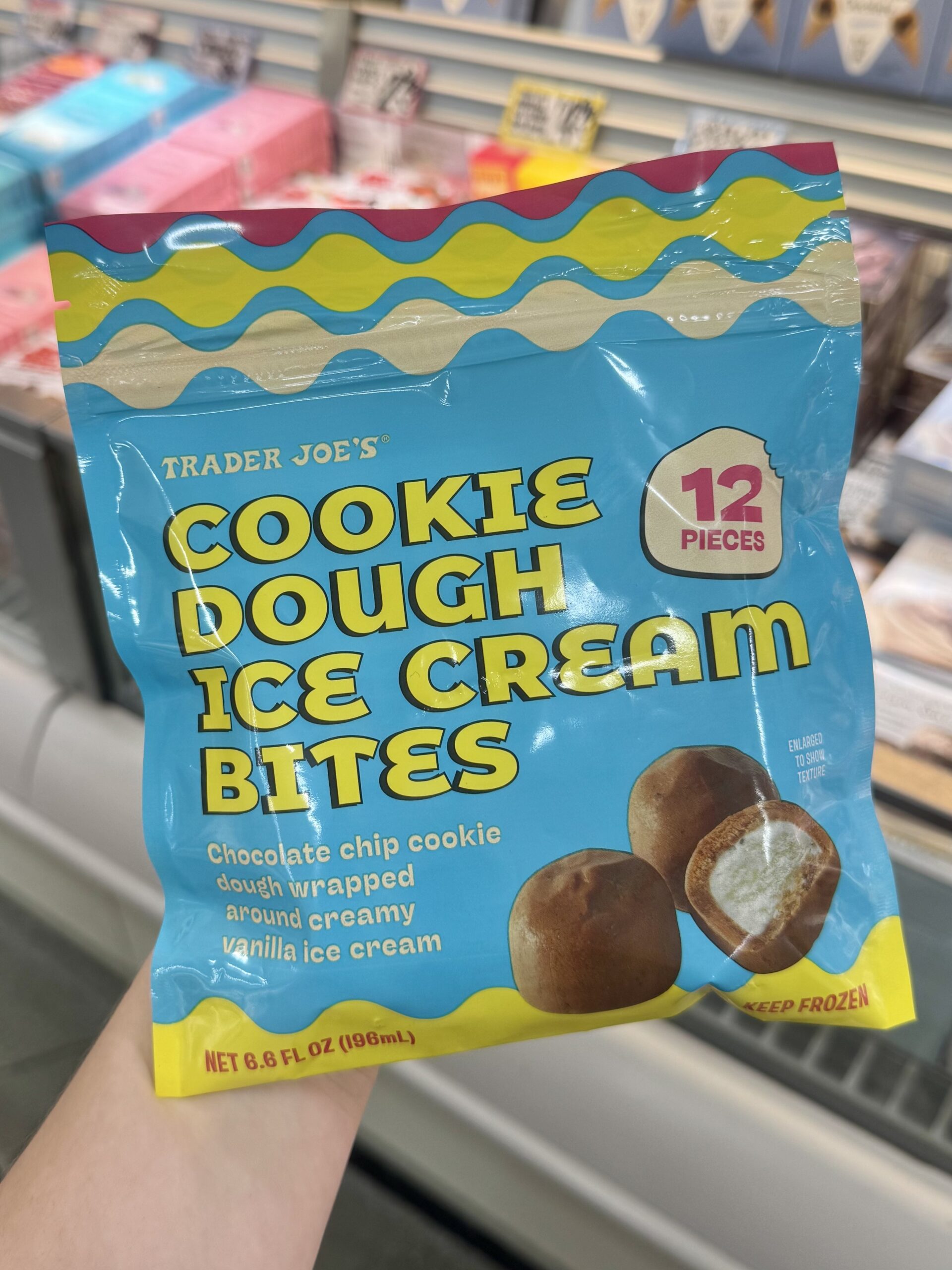 Cookie Dough Ice Cream Bites - in store
