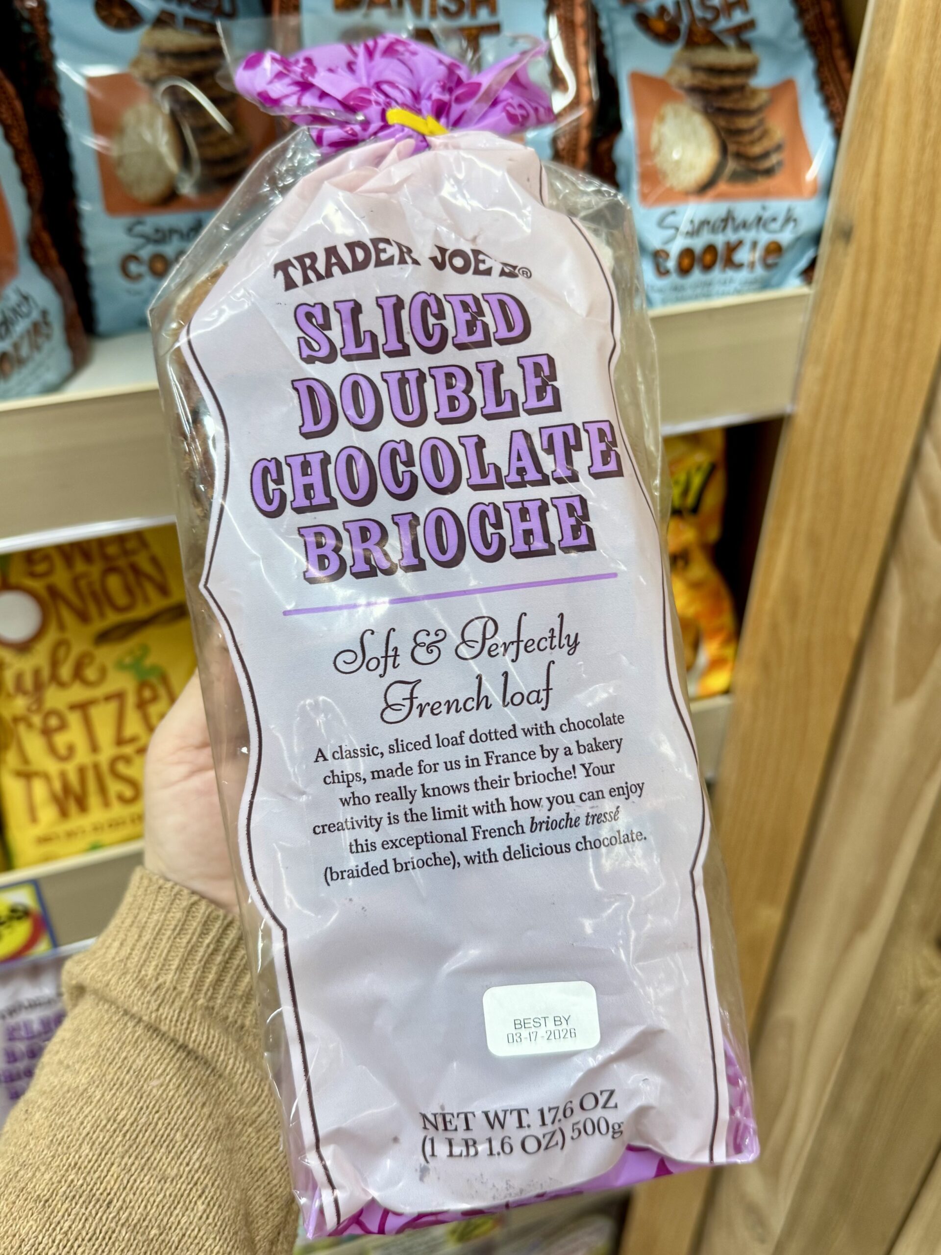 Sliced Double Chocolate Brioche - in store