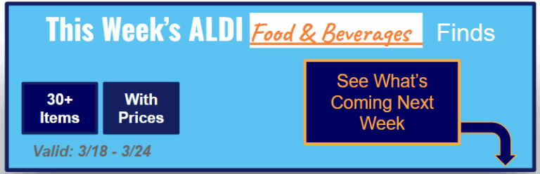Upcoming ALDI Food Finds | See What’s Coming Next Week