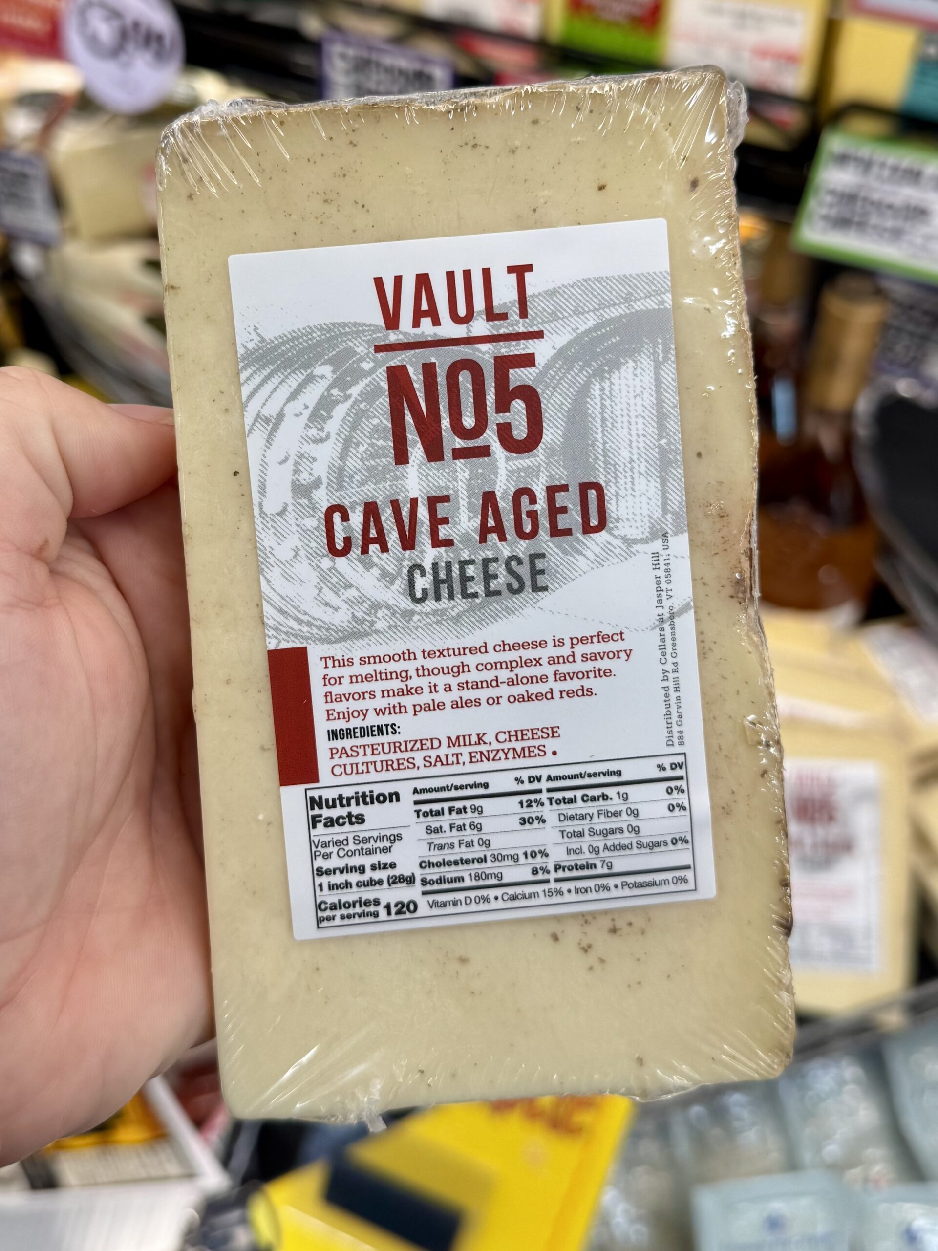 Vault No 5 Cave Aged Cheese - in store