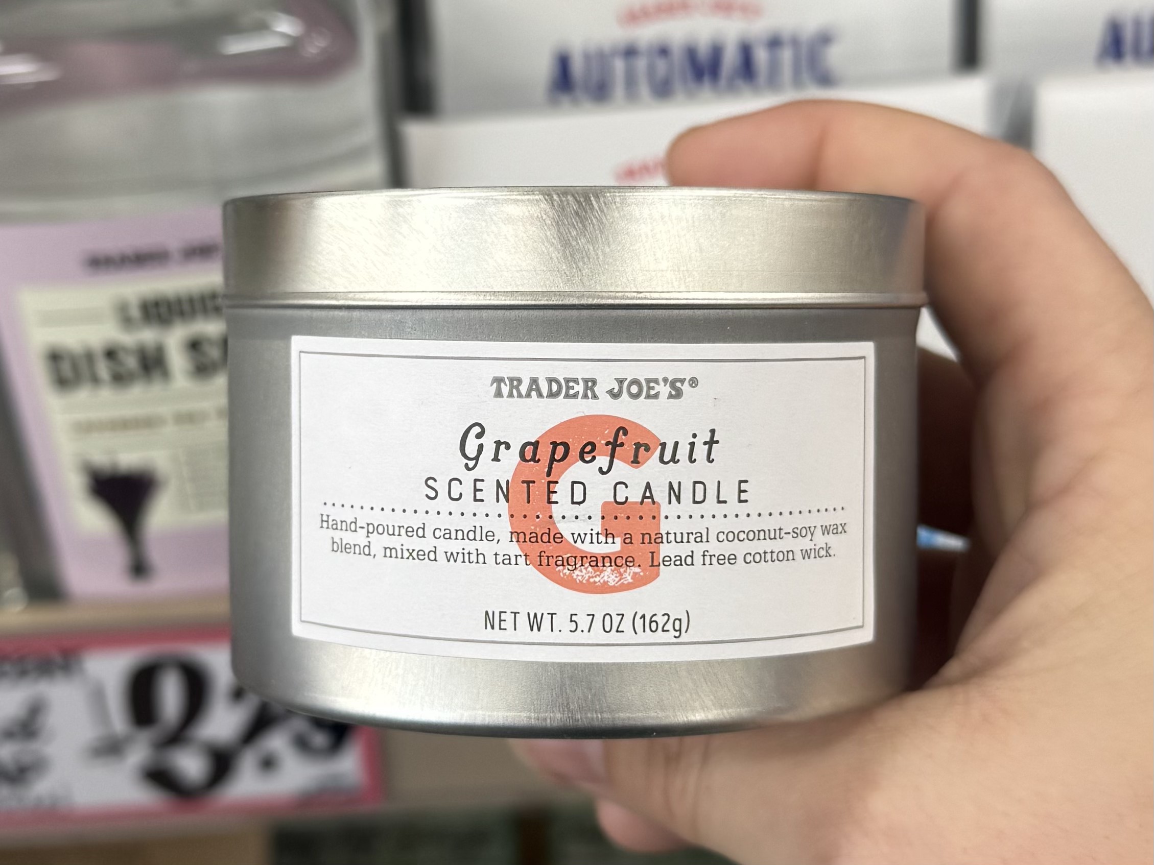 Grapefruit Scented Candle - in store
