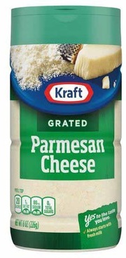 Kraft Grated Parmesan or Parmesan & Romano Cheese