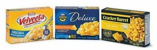 Kraft, Velveeta, or Cracker Barrel Pasta & Cheese