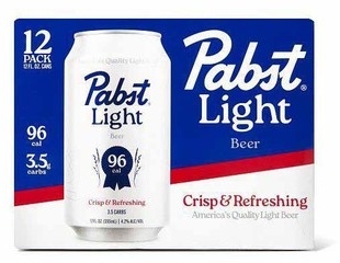 12-Pack Pabst Light Beer