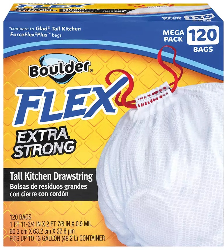 Boulder Flex Drawstring Kitchen Bags -
