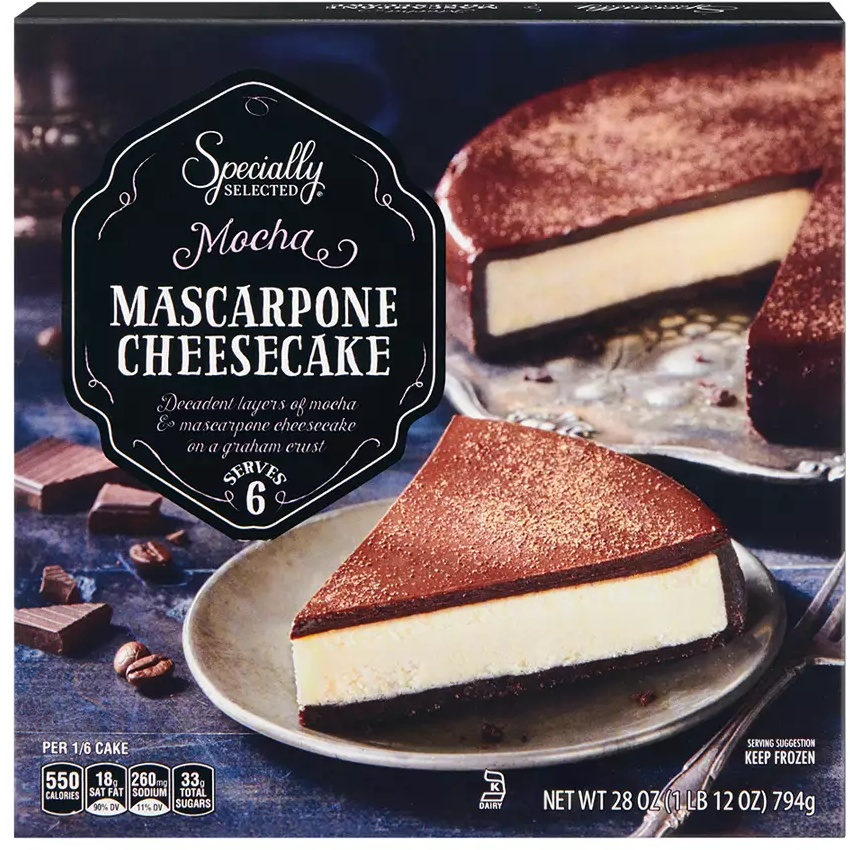 Specially Selected Mocha Mascarpone Cheesecake -