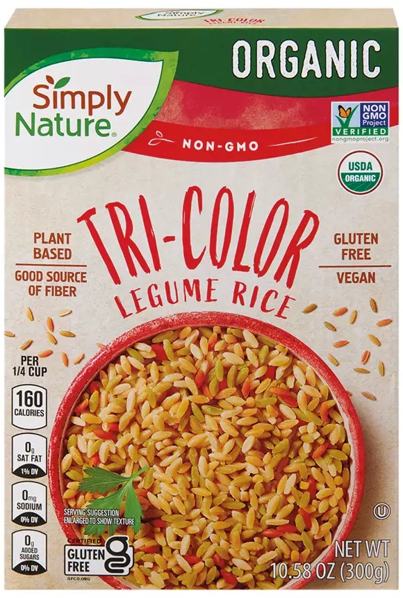 Simply Nature Organic Tri-Color Legume Rice -