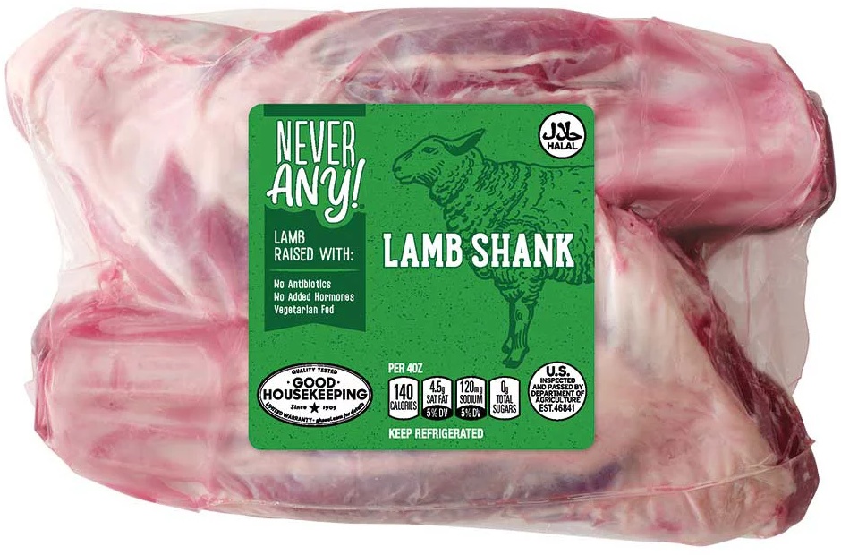 Never Any! Unseasoned Lamb Shanks -