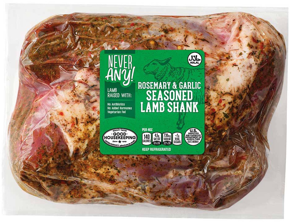 Never Any! Rosemary Garlic Lamb Shanks -