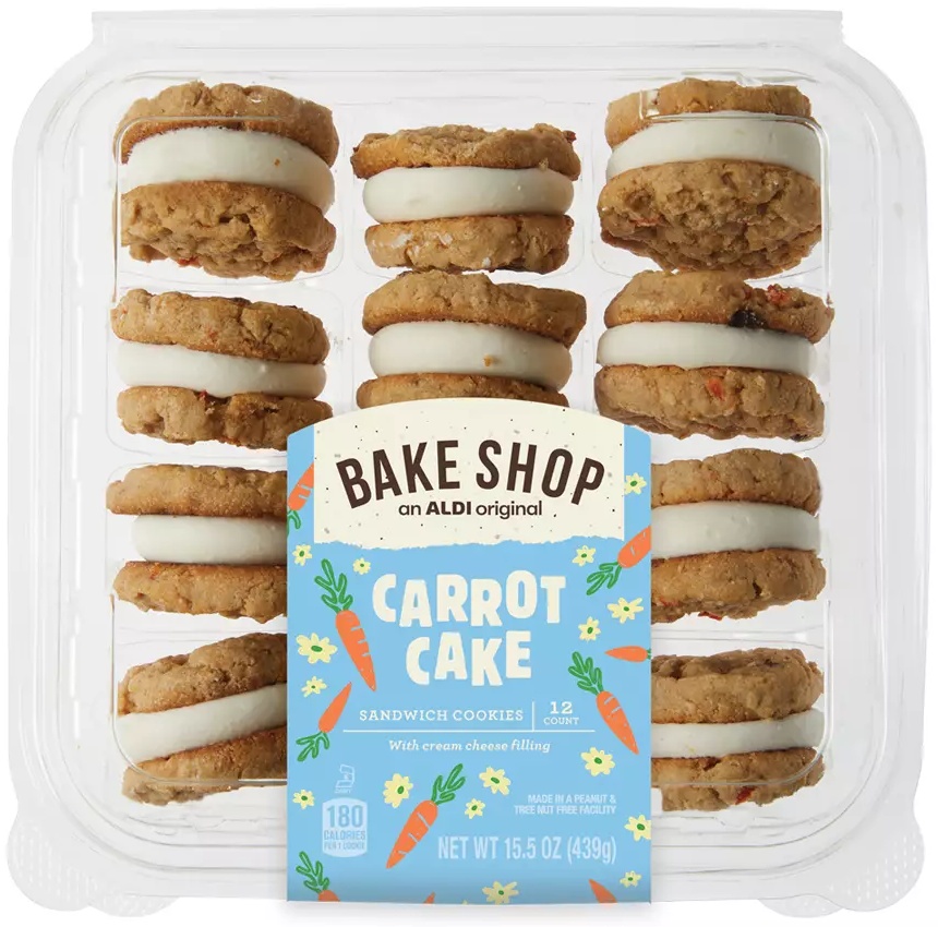 Bake Shop Carrot Cake Cookie Sandwiches -
