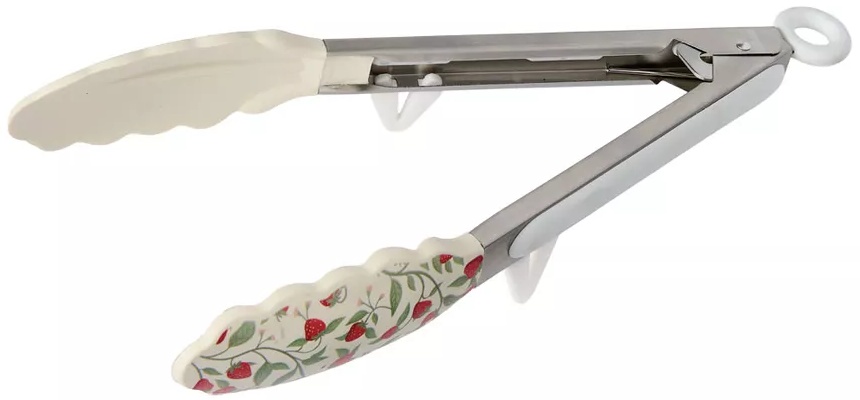 Strawberry Print Tongs