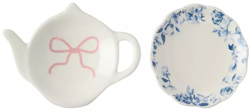 2 Pack Ceramic Tea Trays