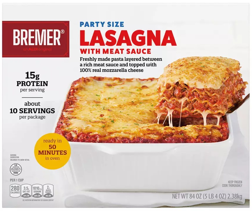 Bremer Party Size Lasagna -