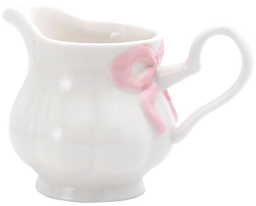 Pink Bow Creamer Pitcher