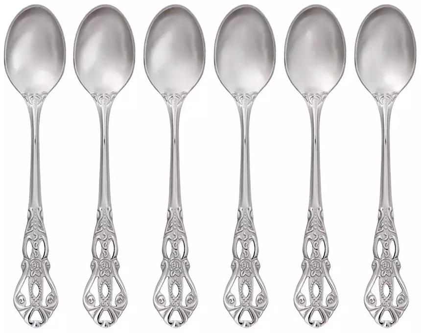 6 Pack Silver Spoons