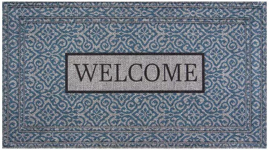 Welcome Blue Medallion