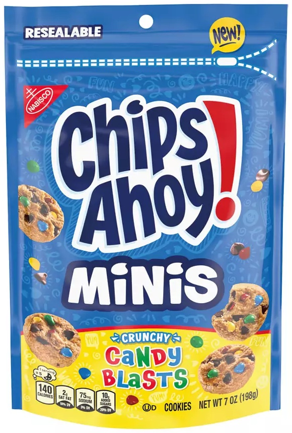 Nabisco Chips Ahoy Candy Blast Snak Saks -