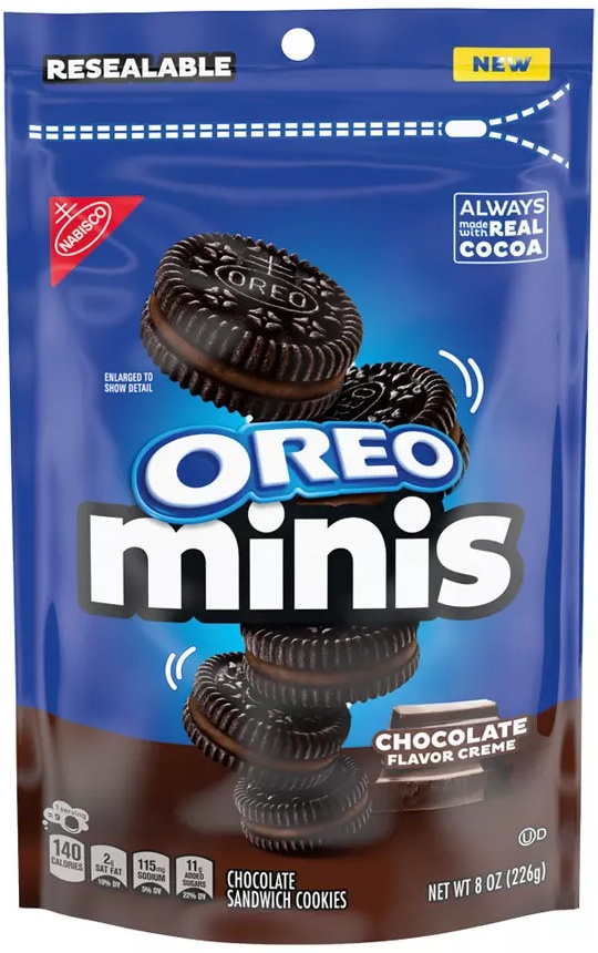 Nabisco Chocolate Creme Oreo Snak Saks -