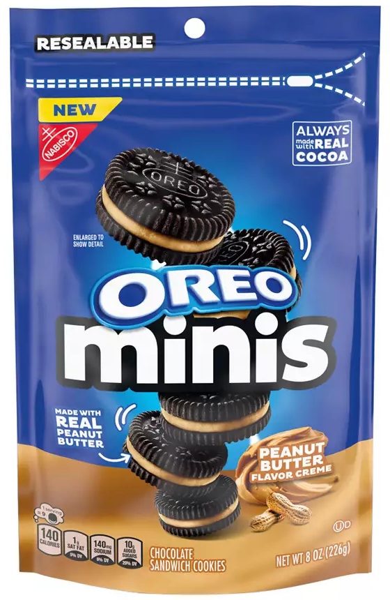 Nabisco Peanut Butter Oreo Snak Saks -