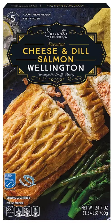 Specially Selected Cheese & Dill Salmon Wellington -