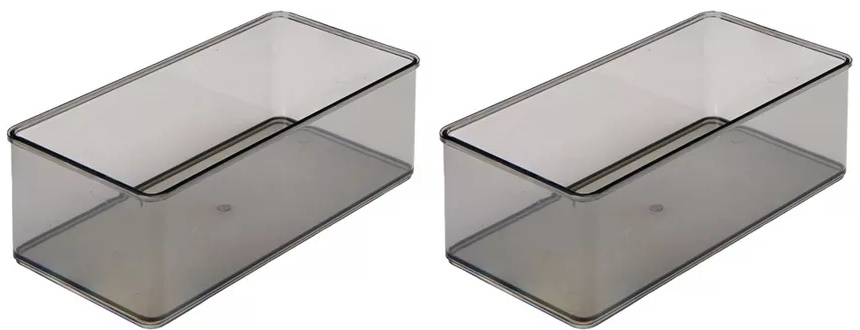 Gray 2 Pack Insert Bins