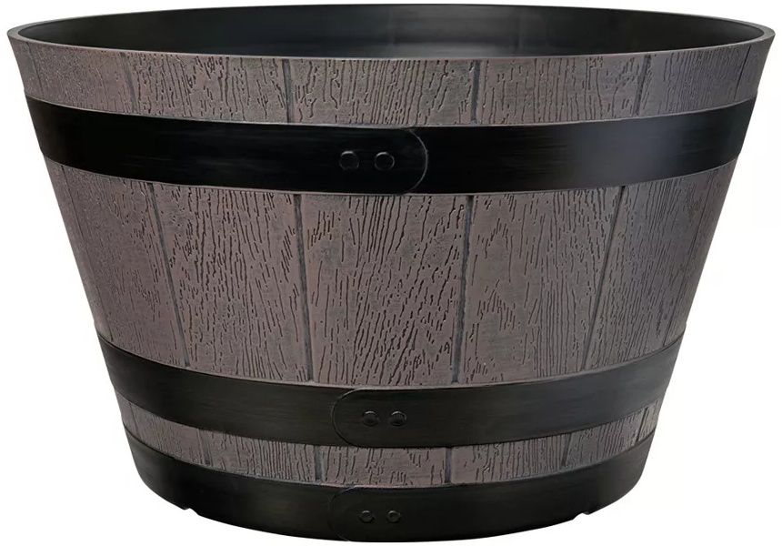 Belavi Whiskey Barrel Planter -