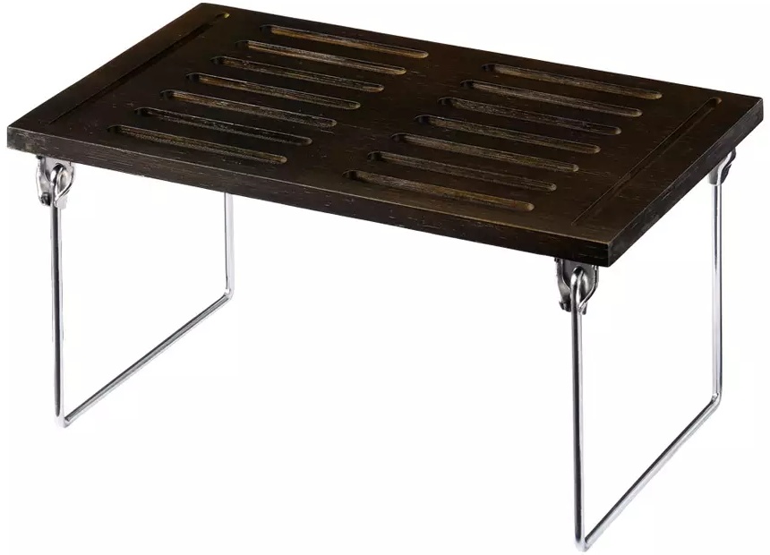 Dark Brown Stackable Shelf