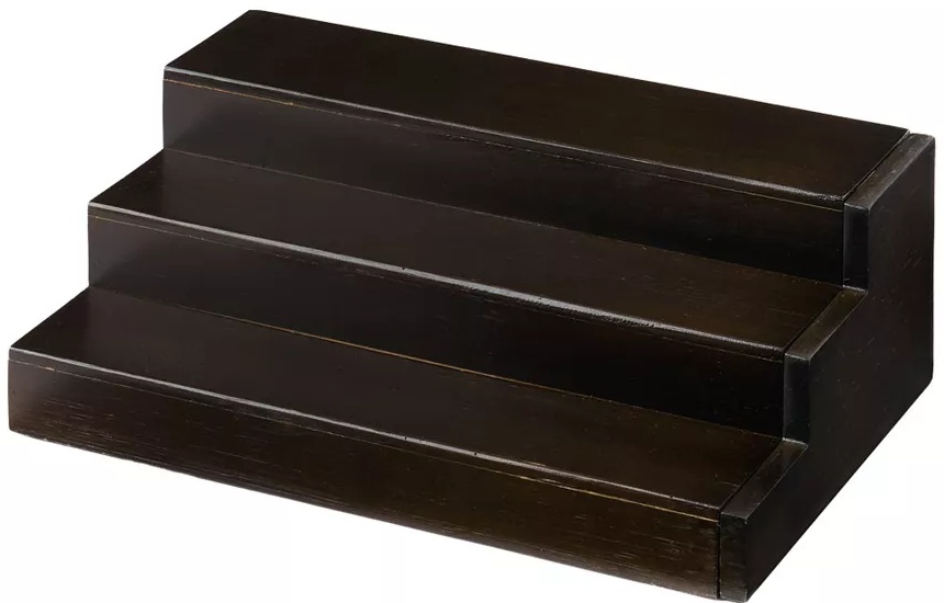 Dark Brown Tier Shelf