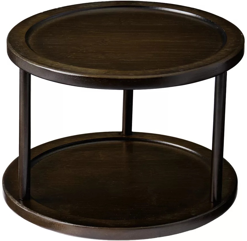 Dark Brown Tier Turntable