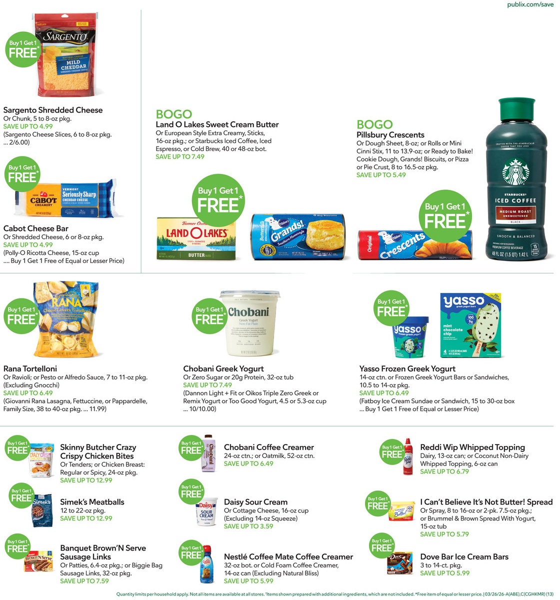 Publix Weekly Ad Page 13