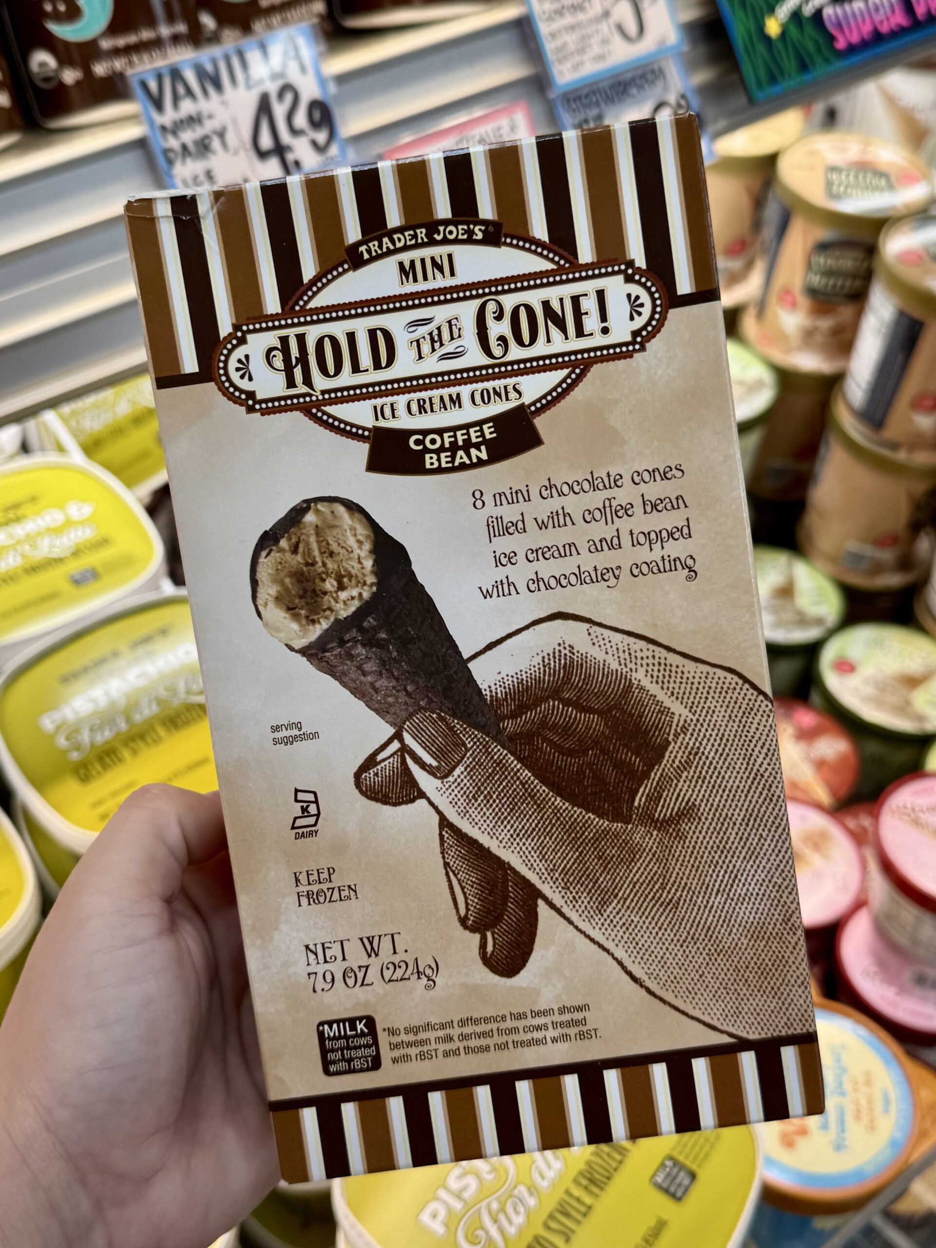 Coffee Bean Hold the Cone! Mini Ice Cream Cones - in store