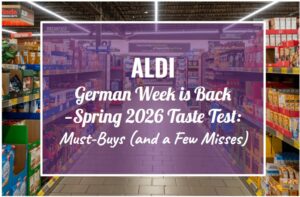 ALDI German Week Is Back—Spring 2026 Taste Test: Must-Buys (and a Few Misses)