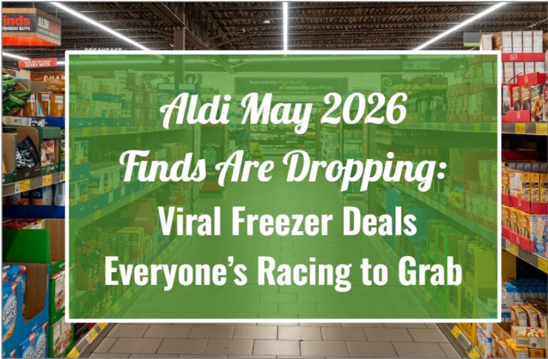 Aldi May 2026 Finds Are Dropping: Viral Freezer Deals Everyone’s Racing to Grab
