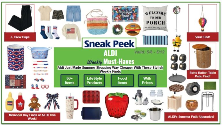 Your Visual Guide to This Week’s Aldi Must-Haves: Unveiling the Best Deals with Pictures and Prices