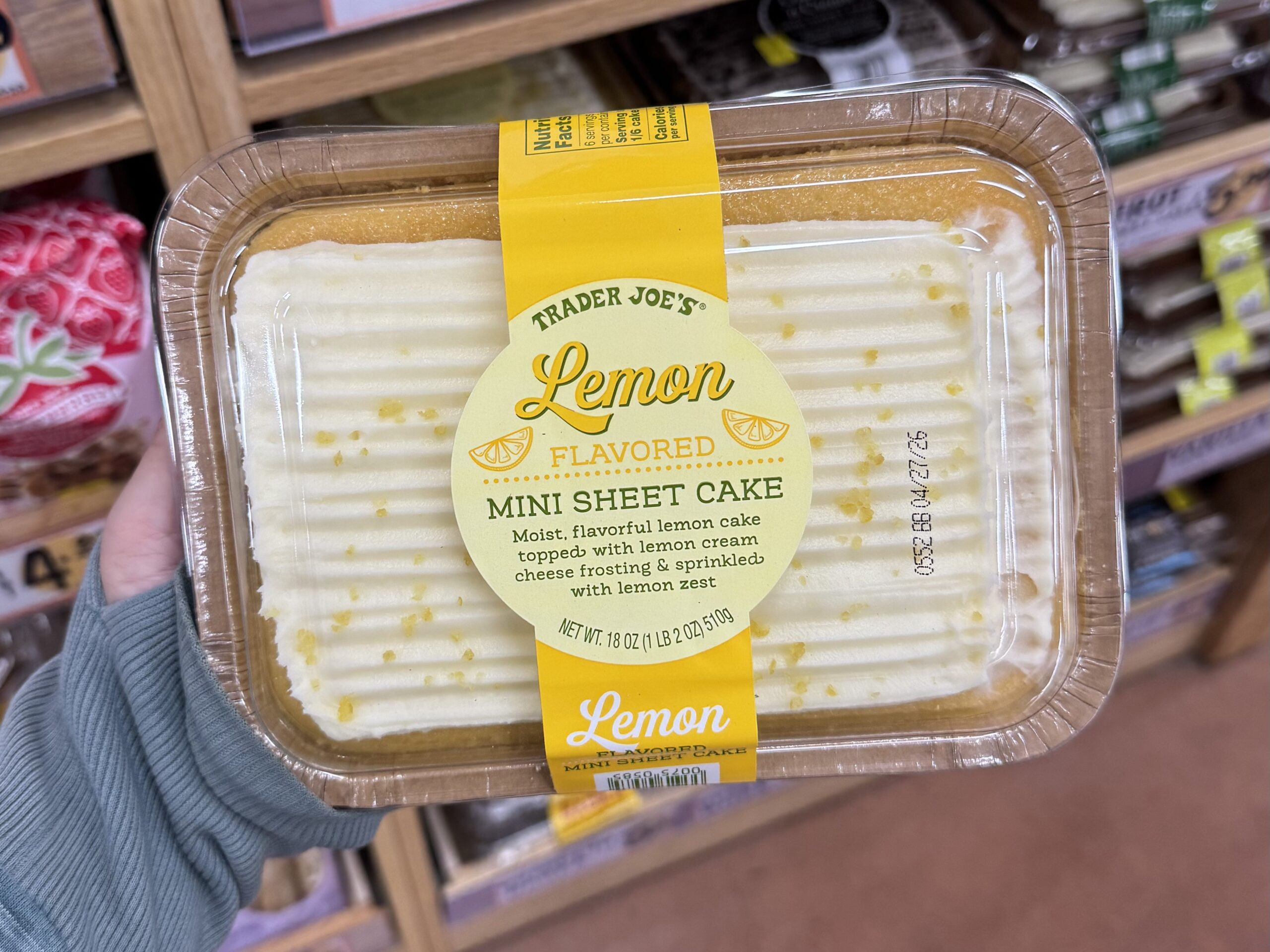 Yellow Mini Sheet Cake - in store