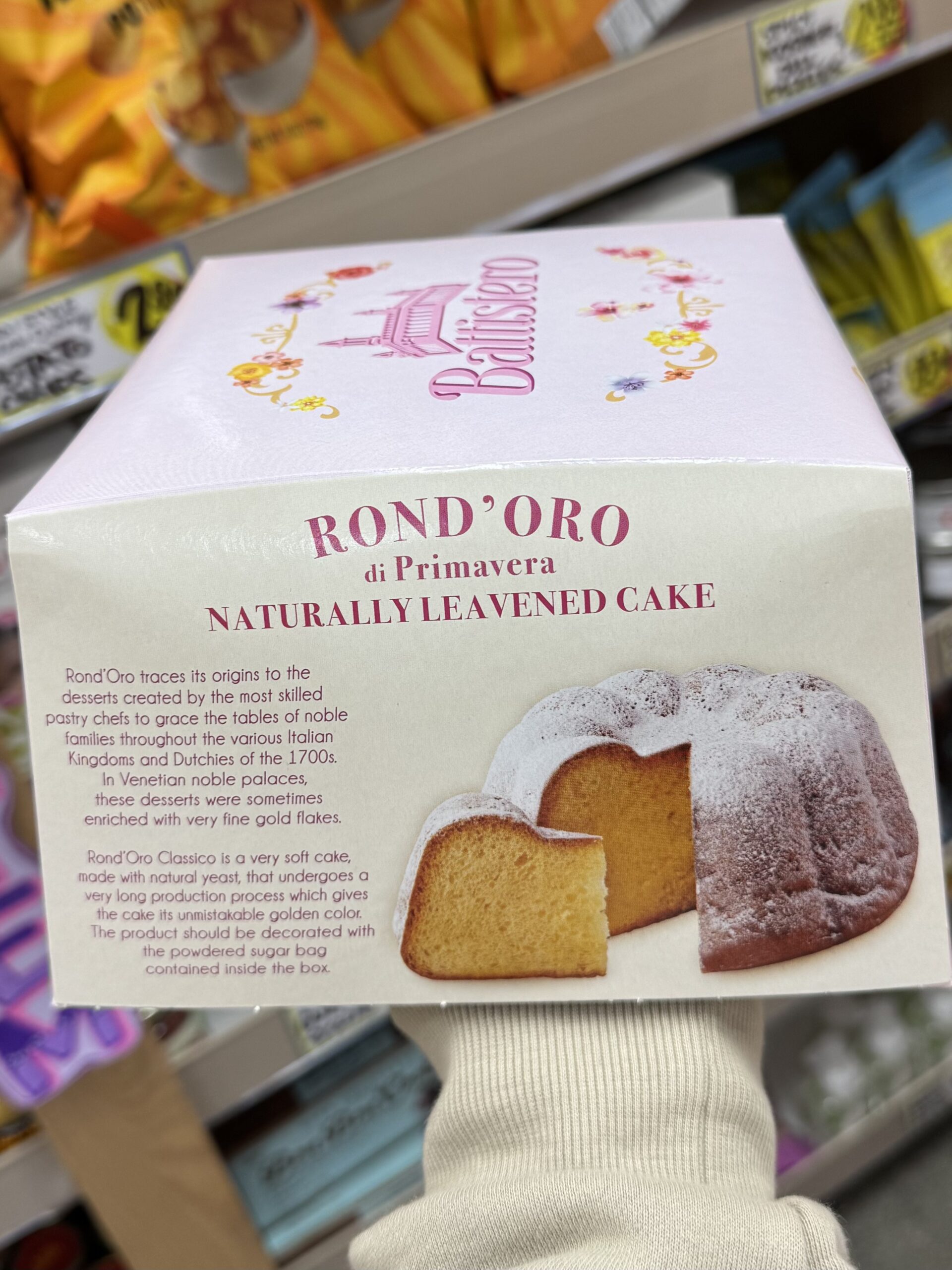 Battistero ROND'ORO di Primavera NATURALLY LEAVENED CAKE - in store