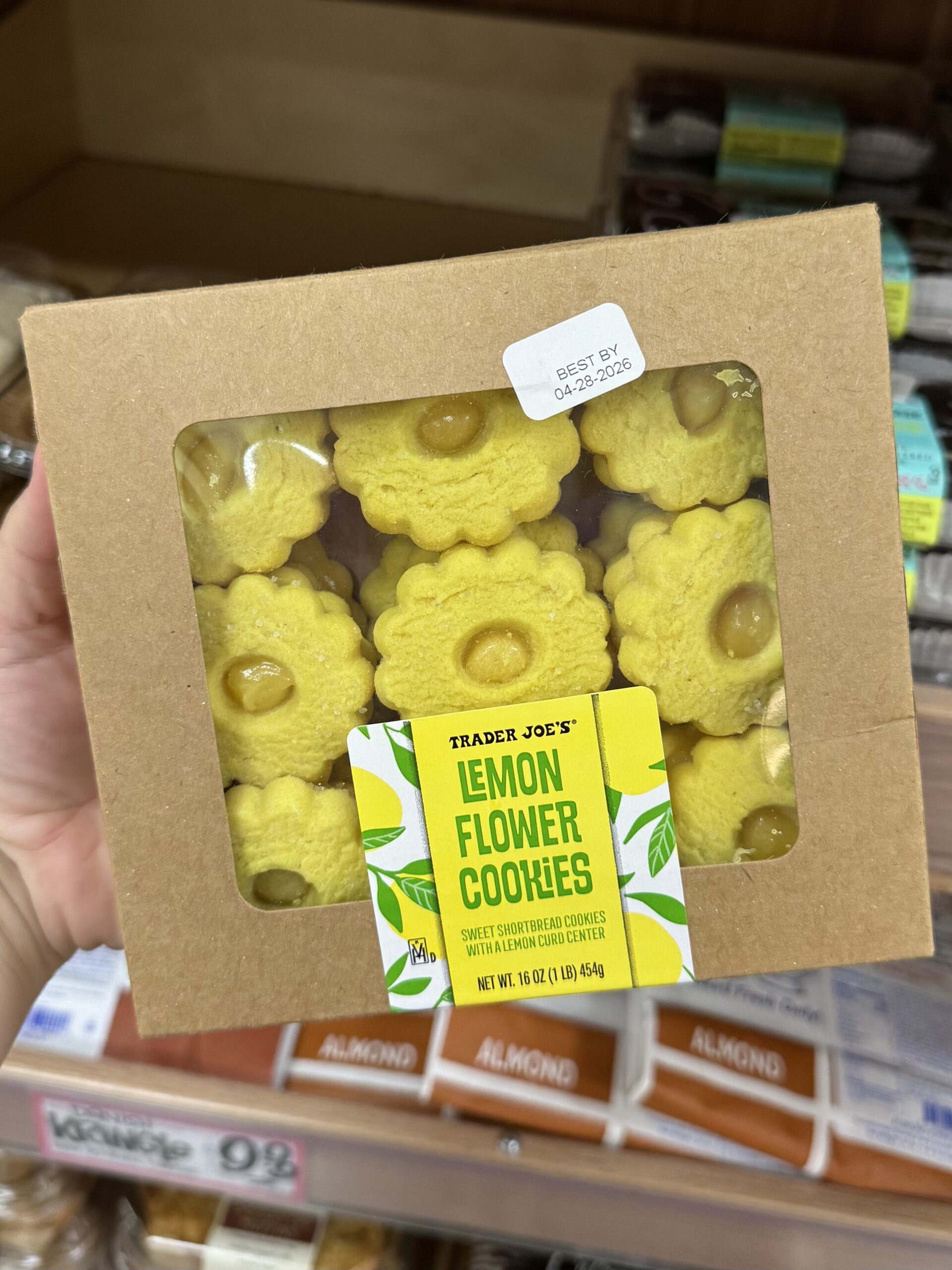 Lemon Flower Cookies - in store