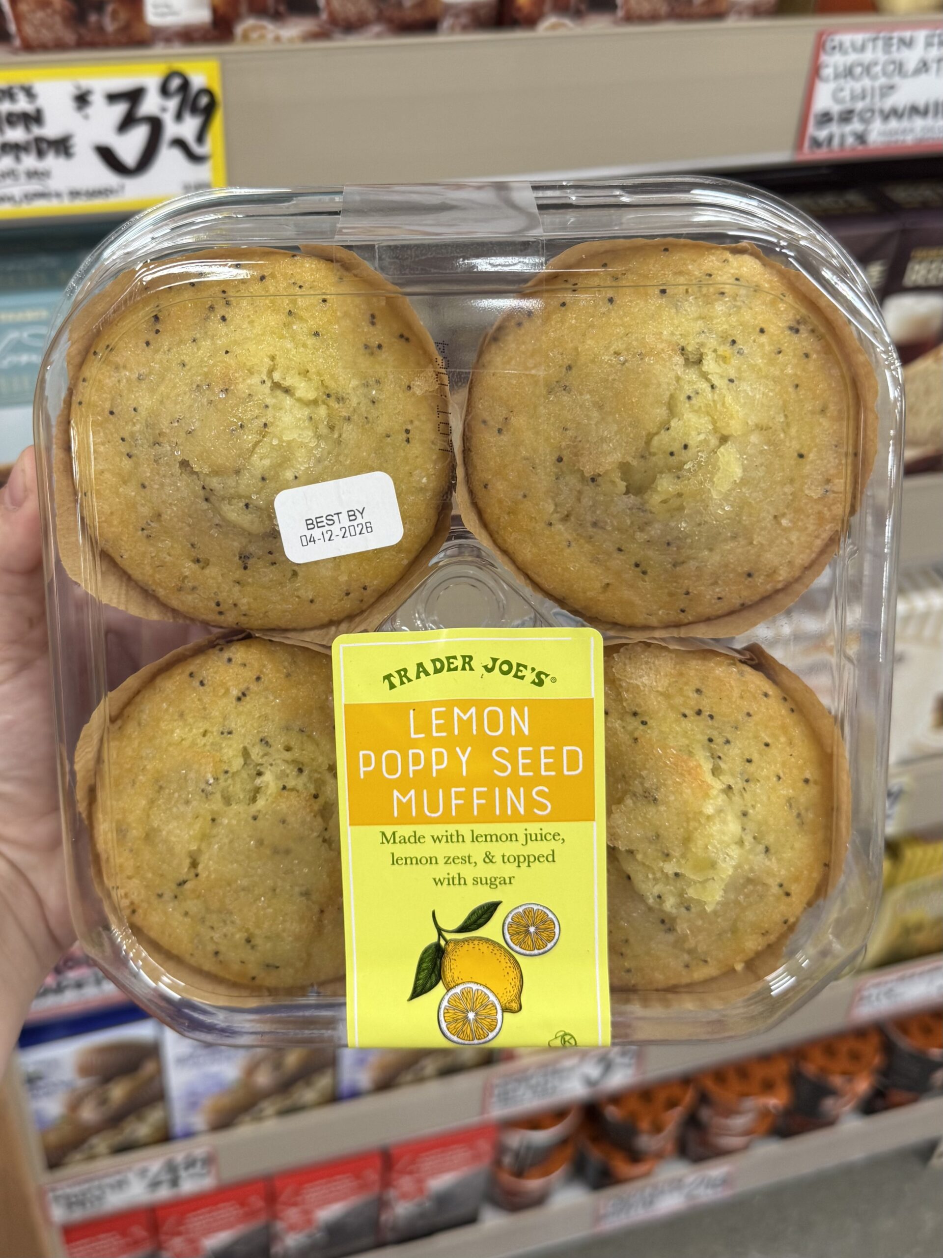 Lemon Poppy Seed Buns - in store