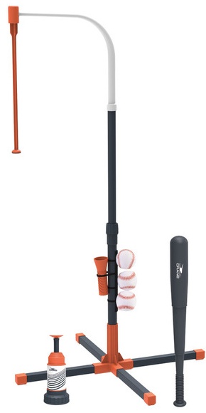 Crane Kids 3-in-1 Tee Ball Set - Black